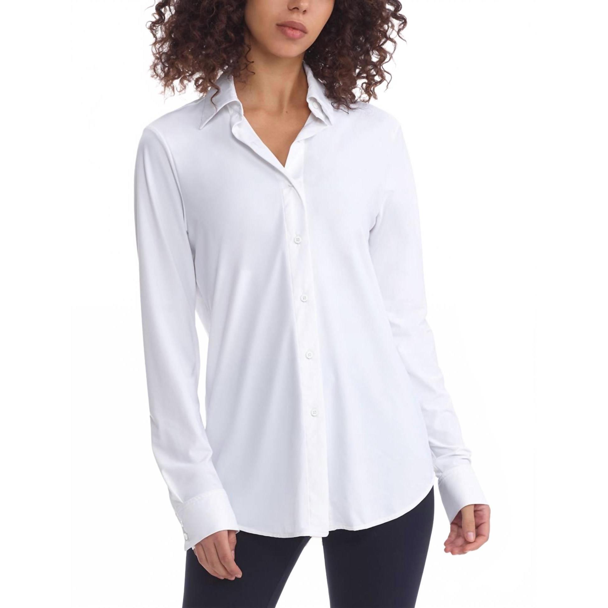 Commando White Button-Down Shirt